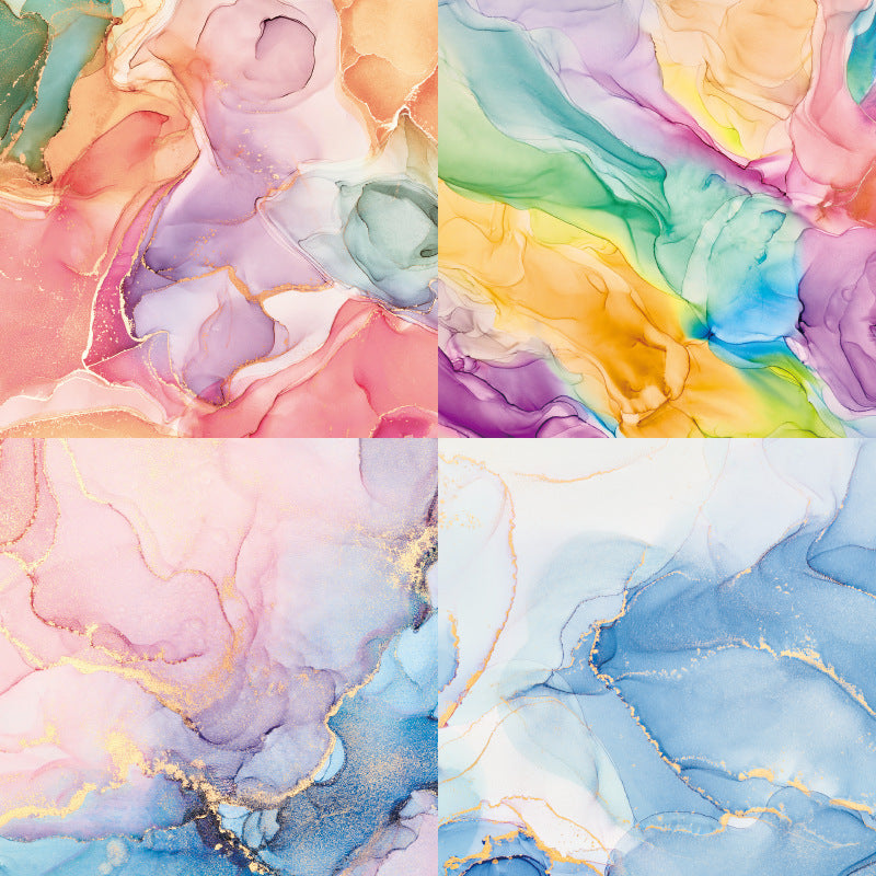 24PCS 6" Marble Texture Scrapbook Paper & Cardstock