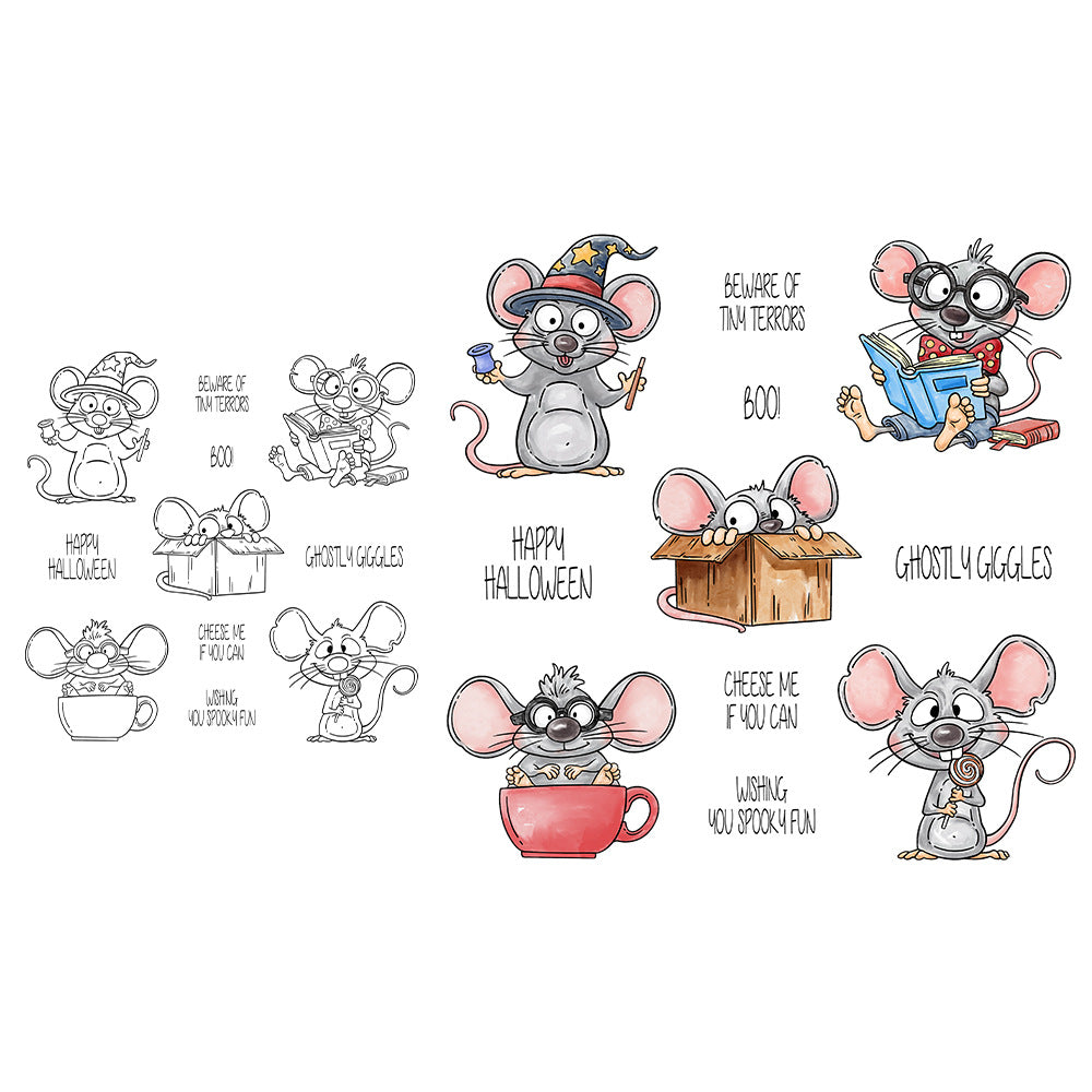 Halloween Mouse Dies & Stamps Set