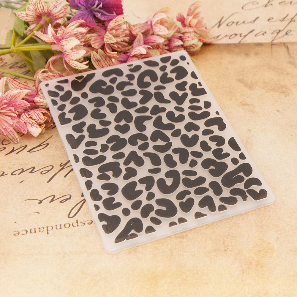Heart Pattern Plastic Embossing Folder