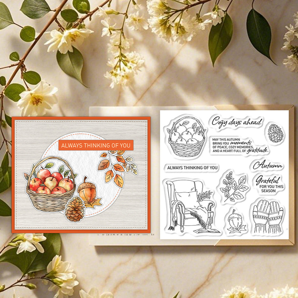 Autumn Fruits Clear Stamps