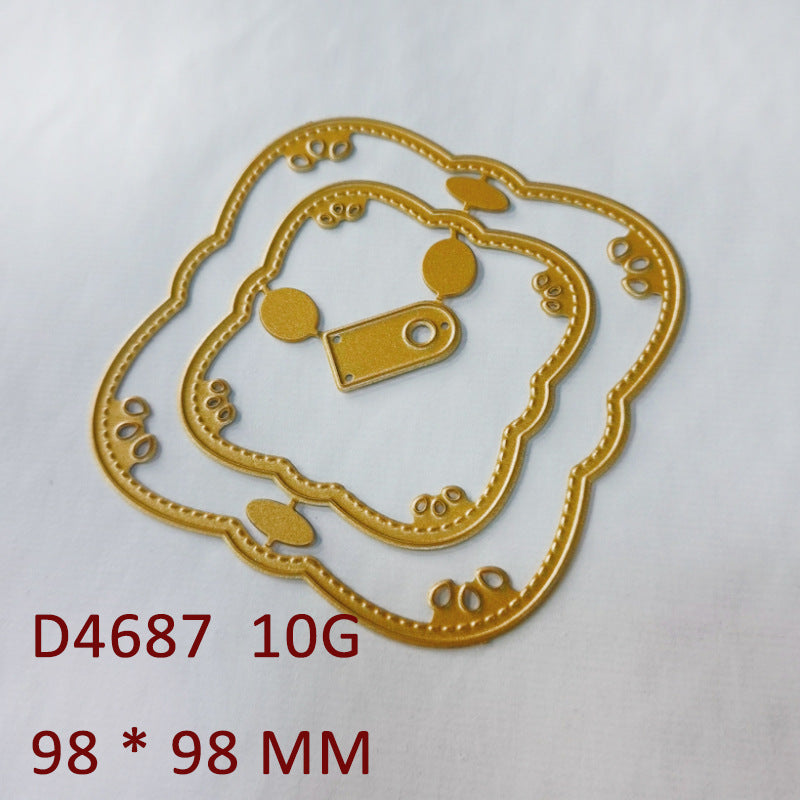 Carrot Shake Card Metal Cutting Dies