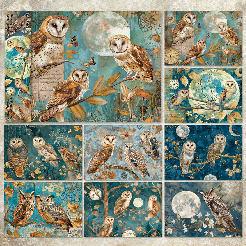 A5 Birds Journal Scrapbook Paper