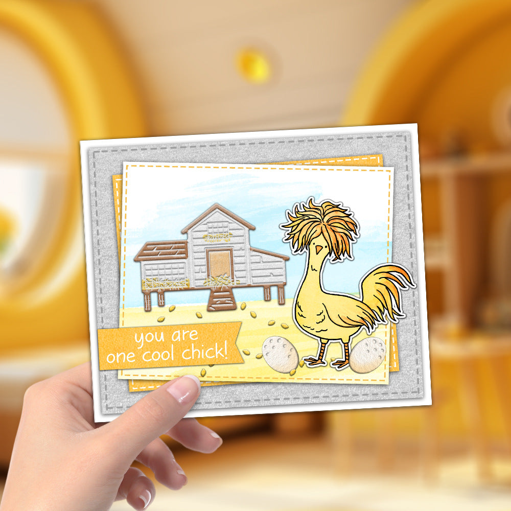 Hello Chickie Dies & Stamps Set