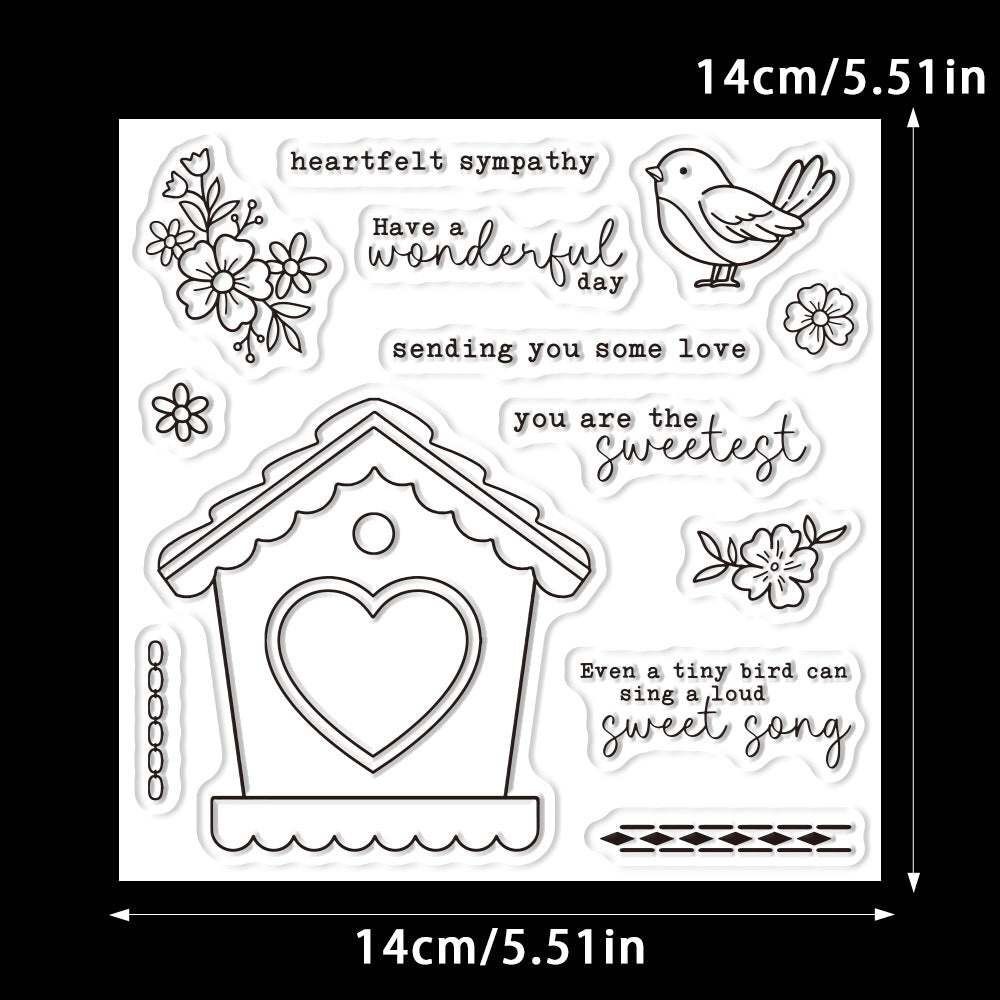 Bird House Dies & Stamps Set