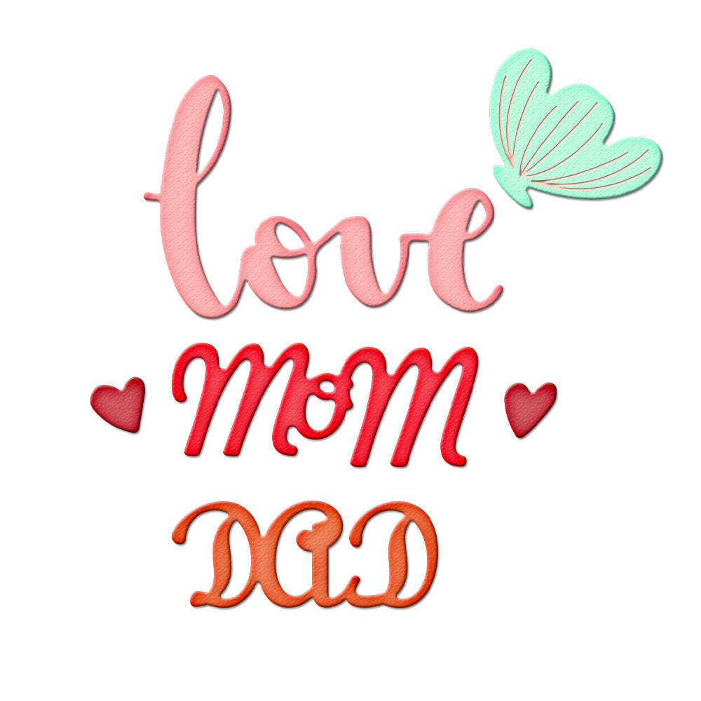 Mother's Day Letters Metal Cutting Dies