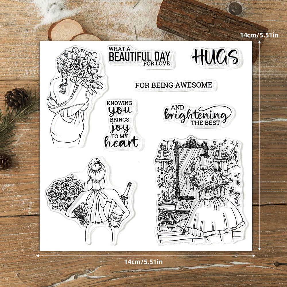 Fashion Girls Clear Stamps