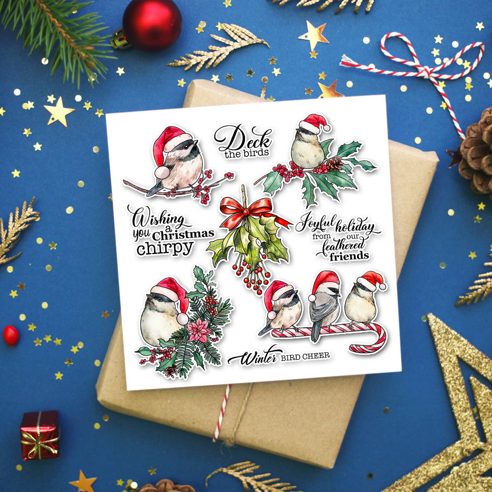Christmas Birds Dies & Stamps Set