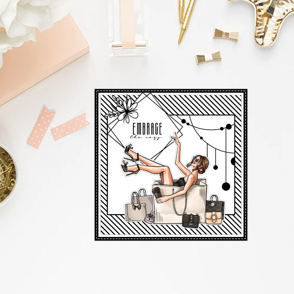 Fashion Girl Clear Stamps