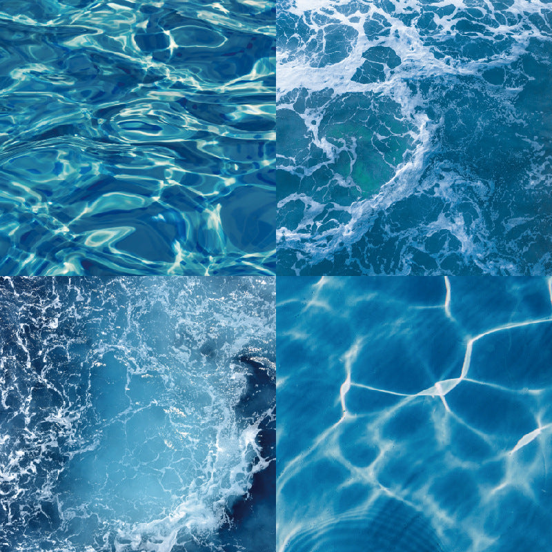 24PCS 6" Water Ripples Scrapbook Paper & Cardstock