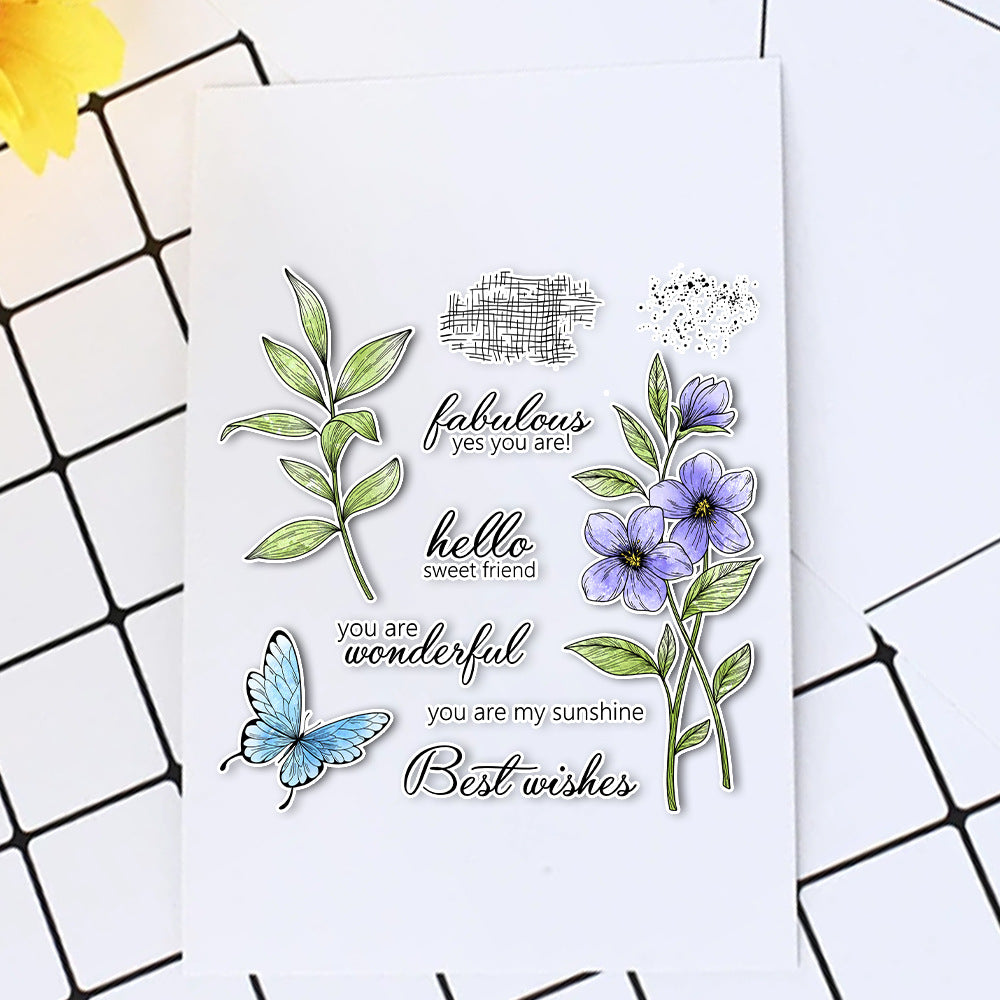 Spring Theme Dies & Stamps Set