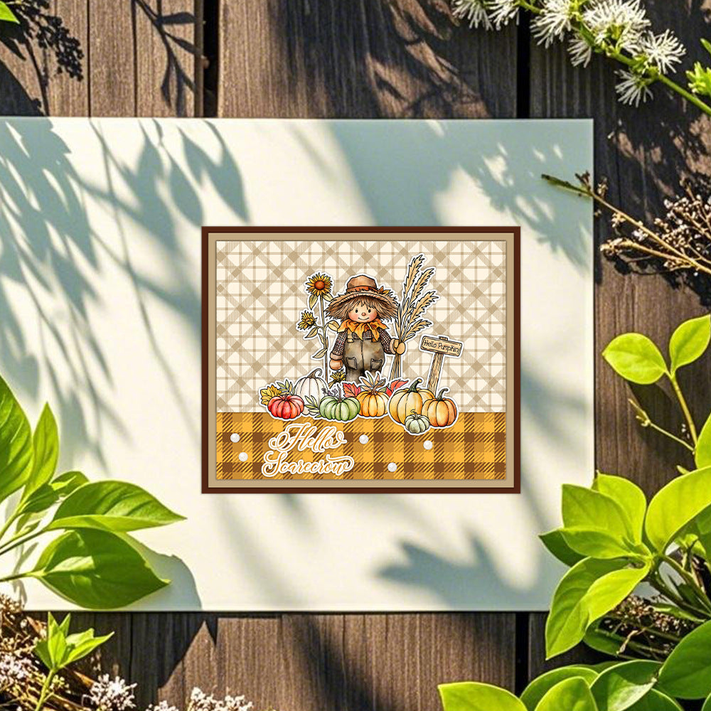 Autumn Harvest Scarecrow Dies & Stamps Set