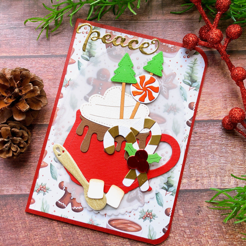 Christmas Drinks Metal Cutting Dies