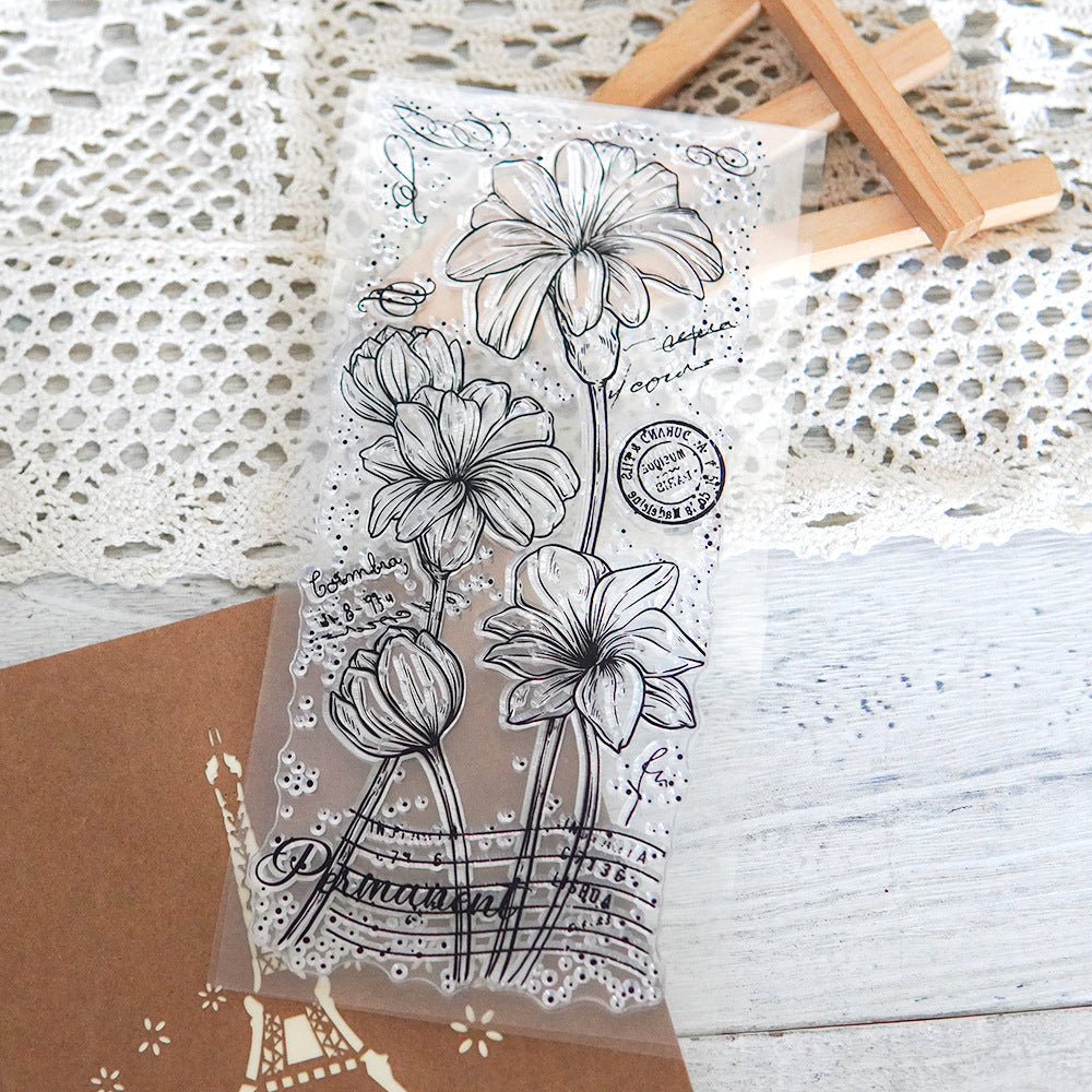 Beautiful Flowers Clear Stamps