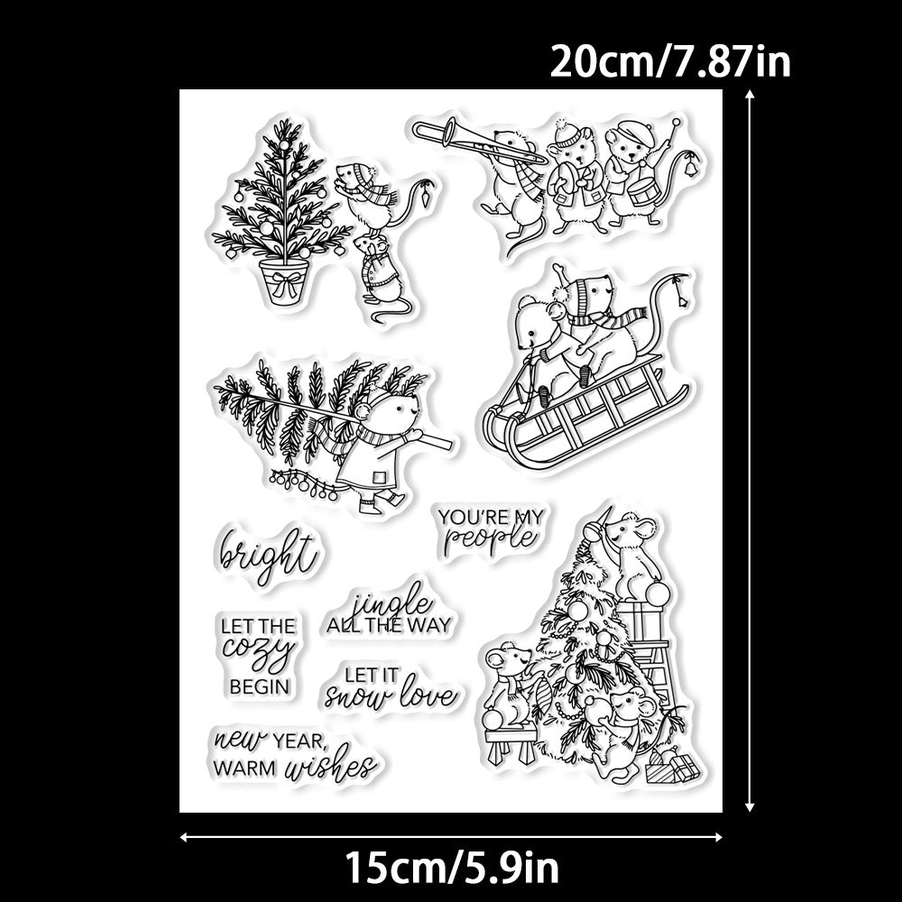 Santa Mouse Squad Dies & Stamps Set