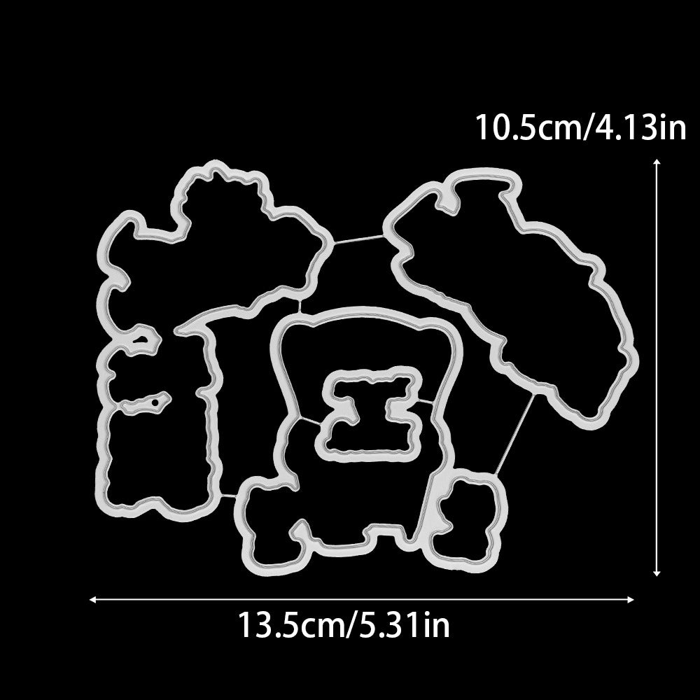 Little Bear and Son Dies & Stamps Set