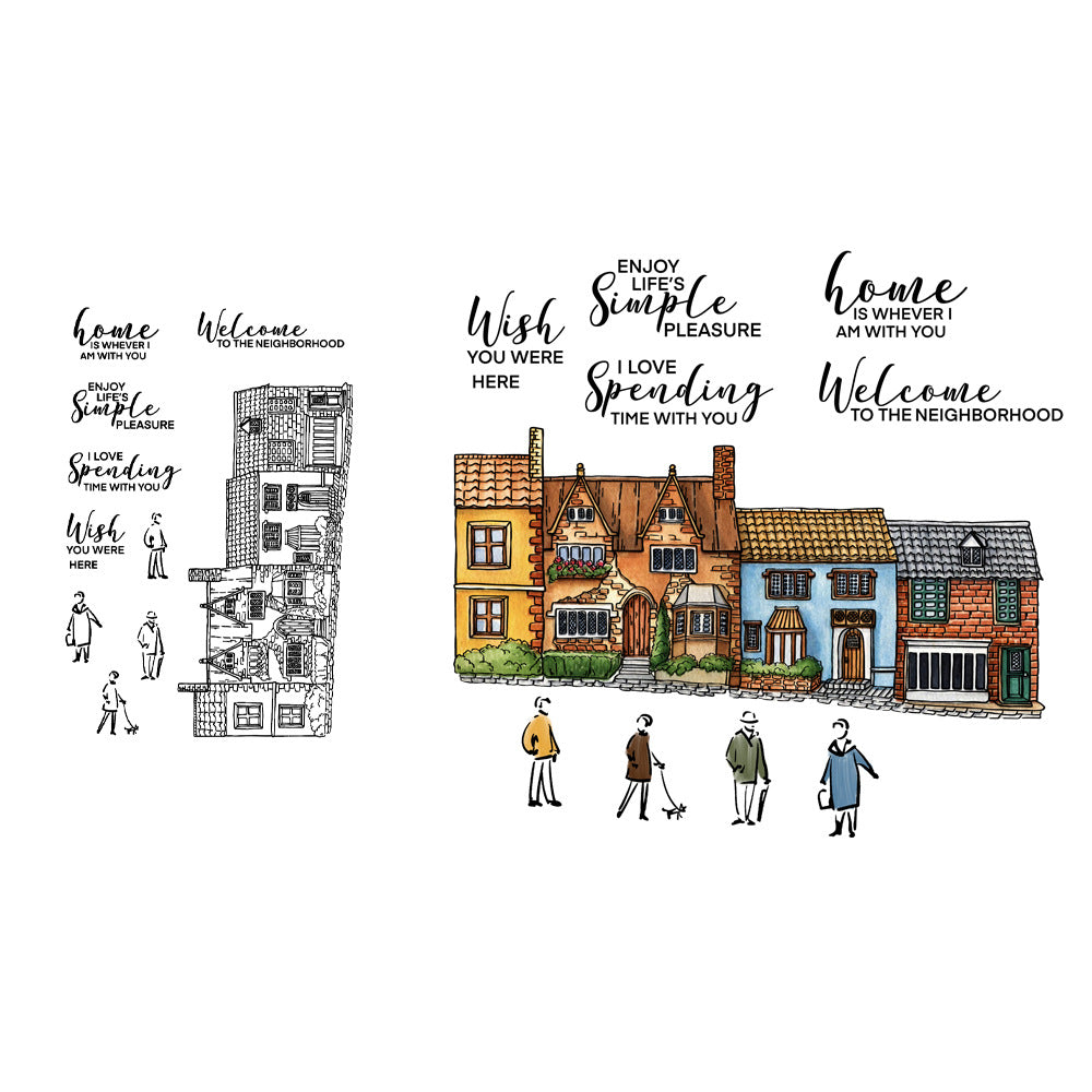 Take a Walk After Dinner Dies & Stamps Set