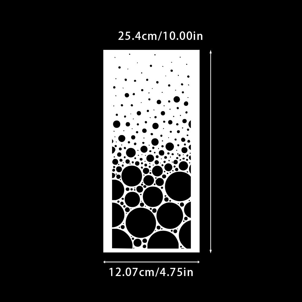 Circle Pattern DIY Painting Hollow Stencil