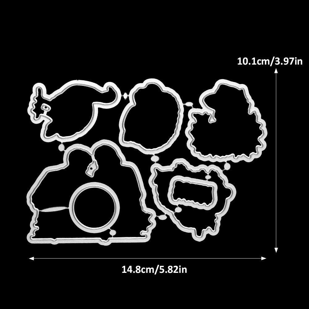 Thanksgiving Theme Dies & Stamps Set