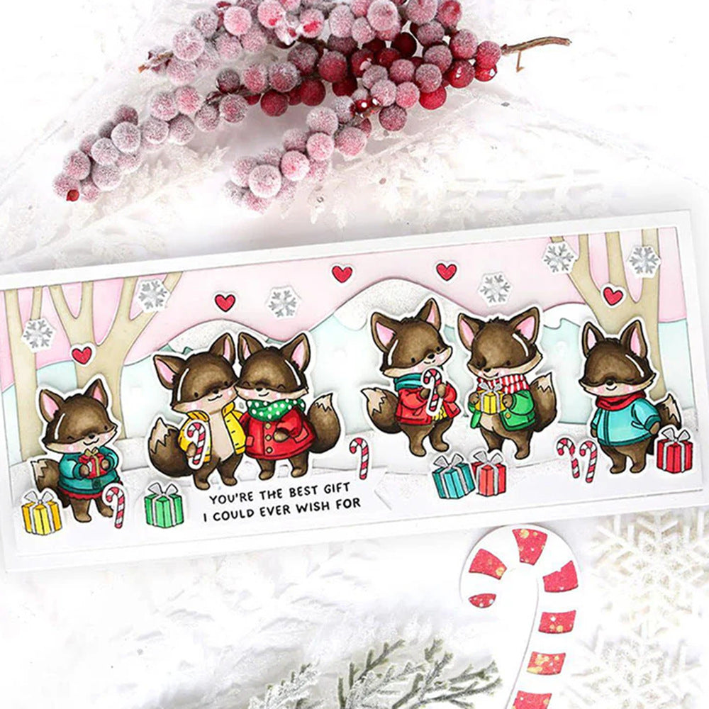 Christmas Animals Dies & Stamps Set