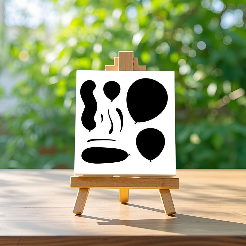Balloon Pattern DIY Painting Hollow Stencil