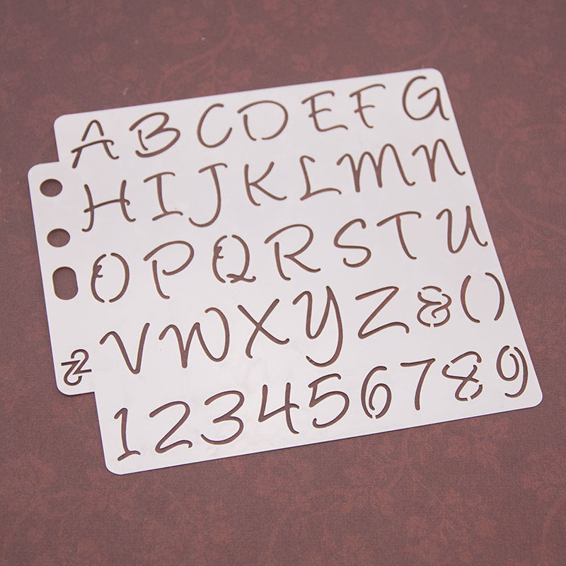 26 Alphabets DIY Hollow Stencil