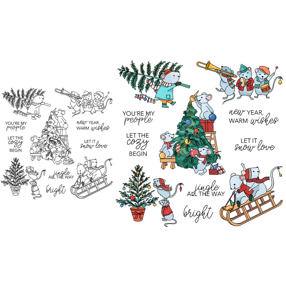Santa Mouse Squad Dies & Stamps Set
