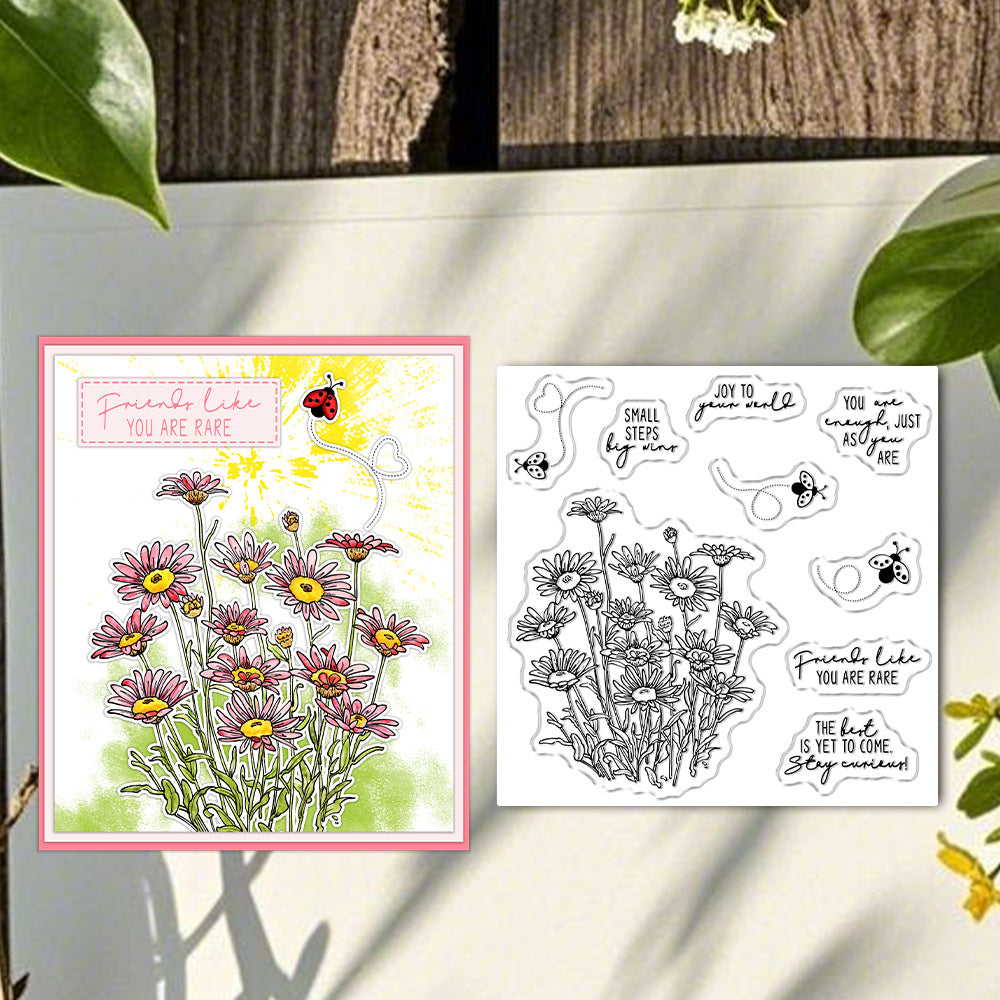 Daisy and Ladybug Dies & Stamps Set