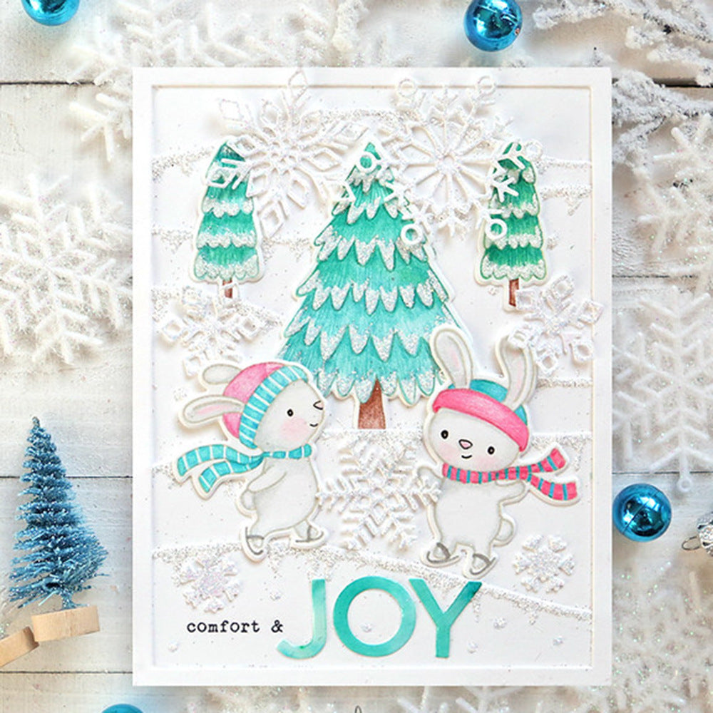 Winter Snowflakes Series Dies & Stamps Set