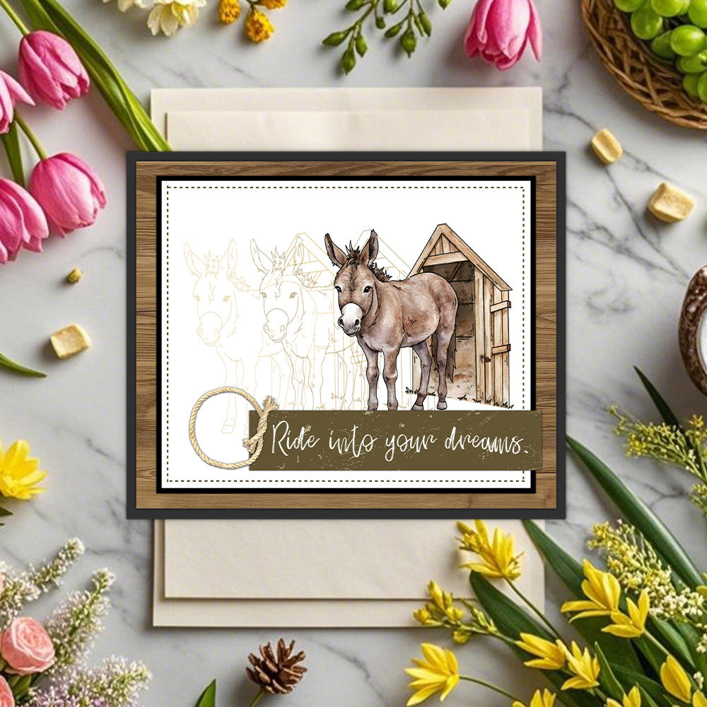 Animal Horse Clear Stamps