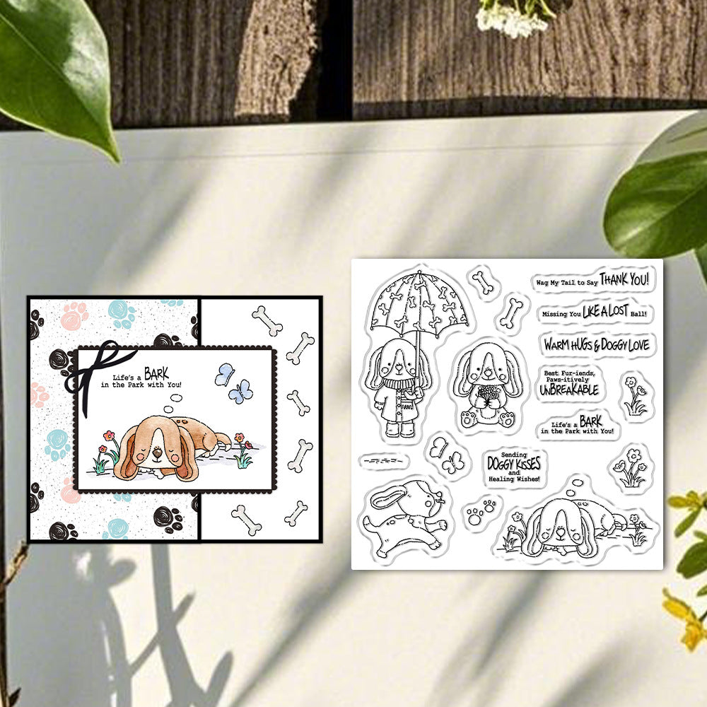 Cute Puppy Clear Stamps
