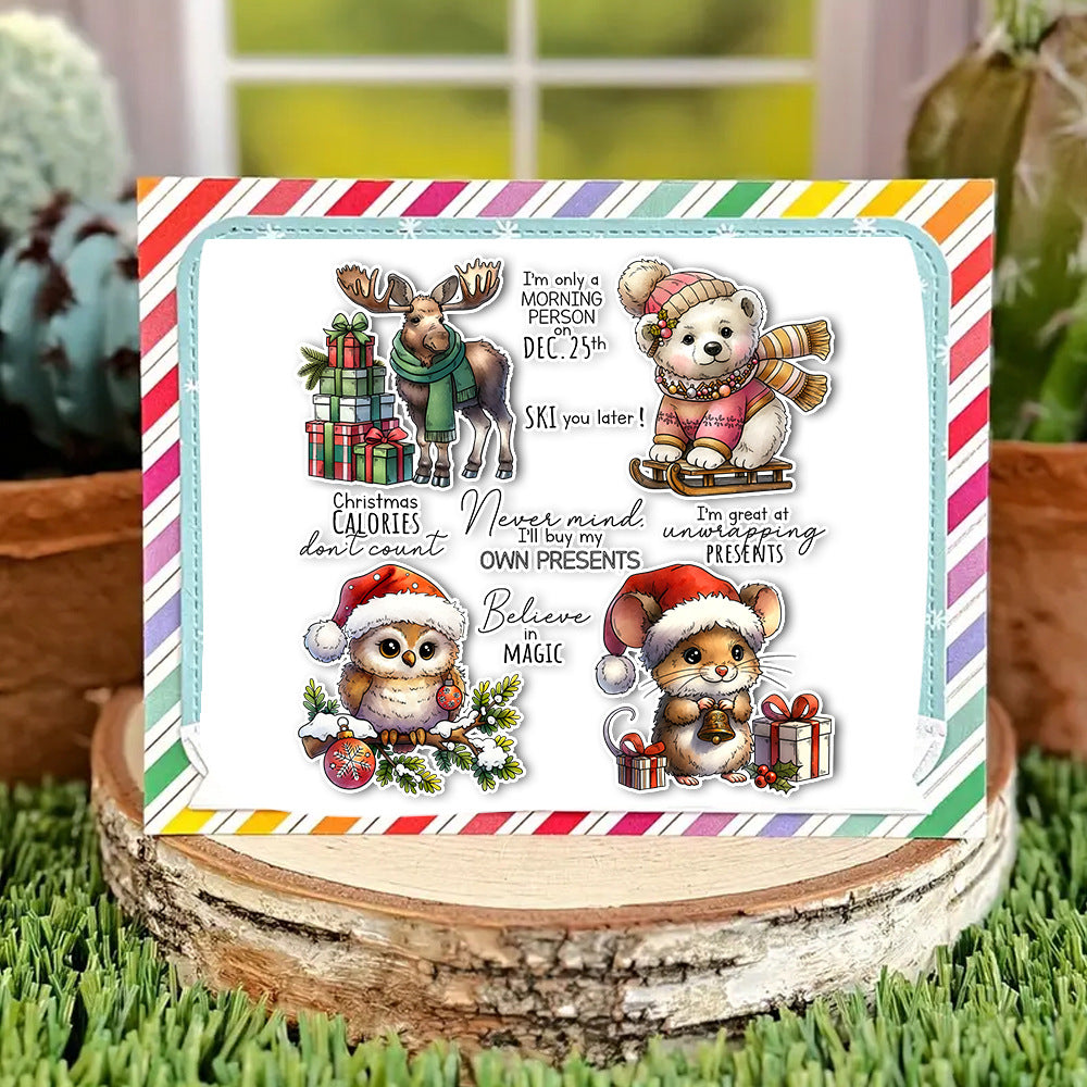 Christmas Animals Clear Stamps