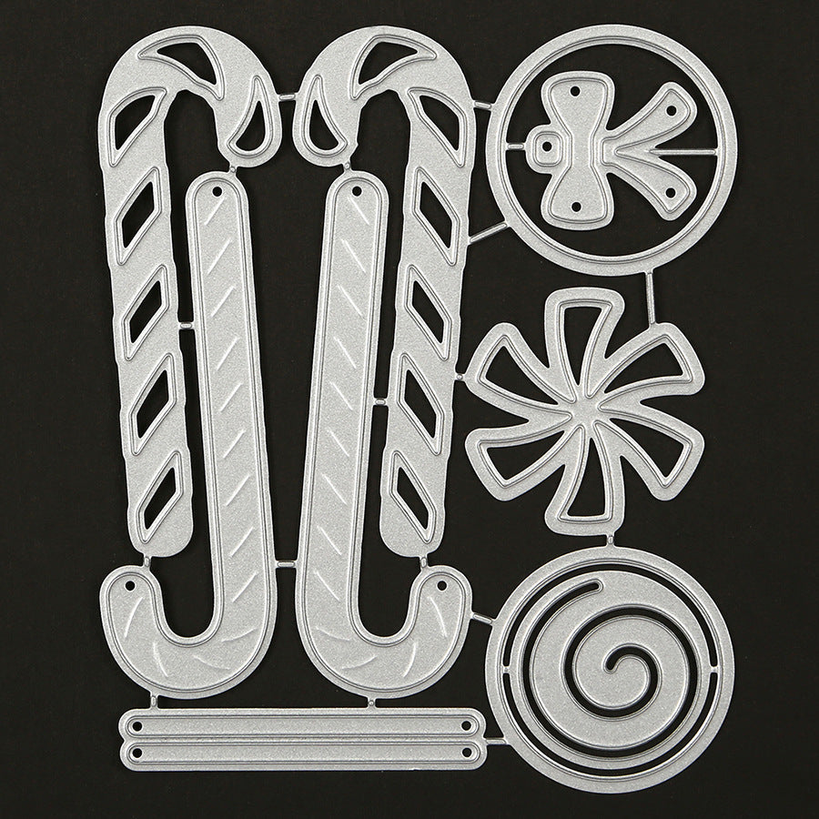 Christmas Candy Cane Metal Cutting Dies