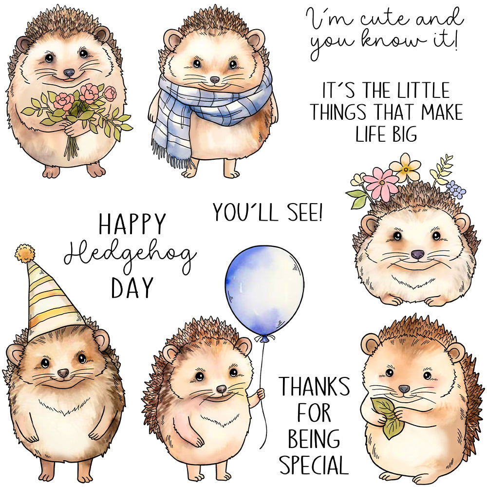 Cartoon Vette Egel Dies & Stamps Set