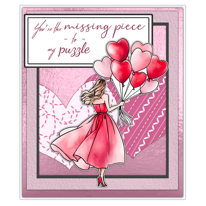 Valentine's Day Theme Dies & Stamps Set