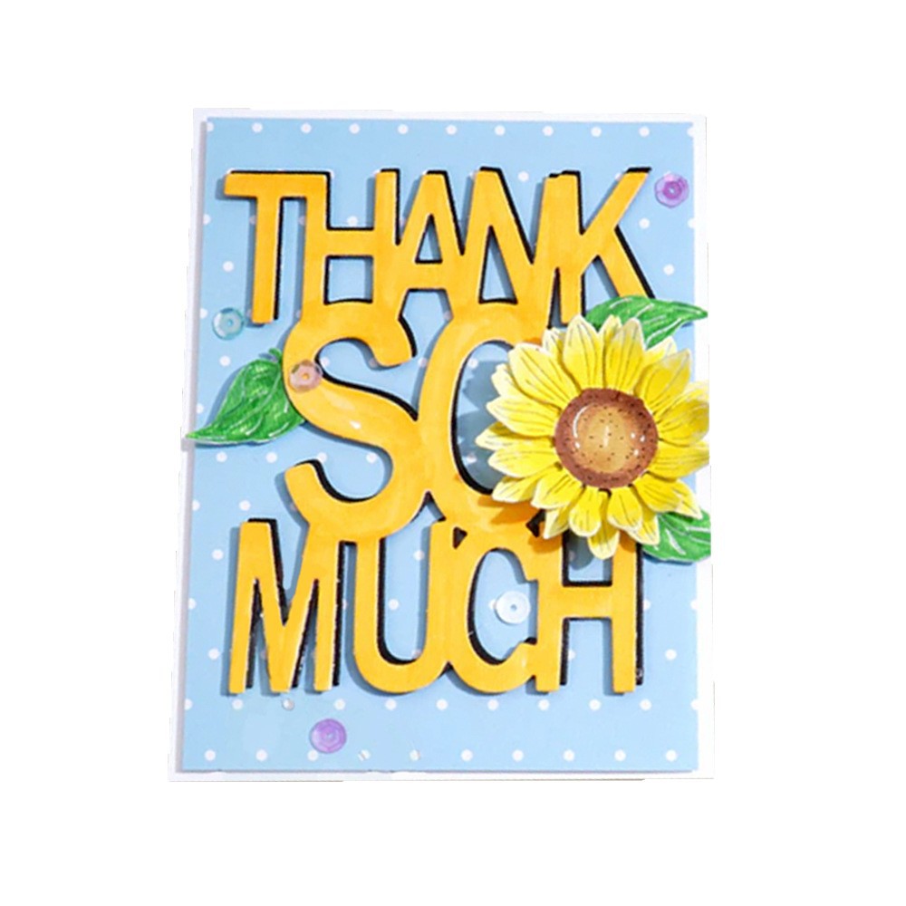 "Thank So Much" Metal Cutting Dies