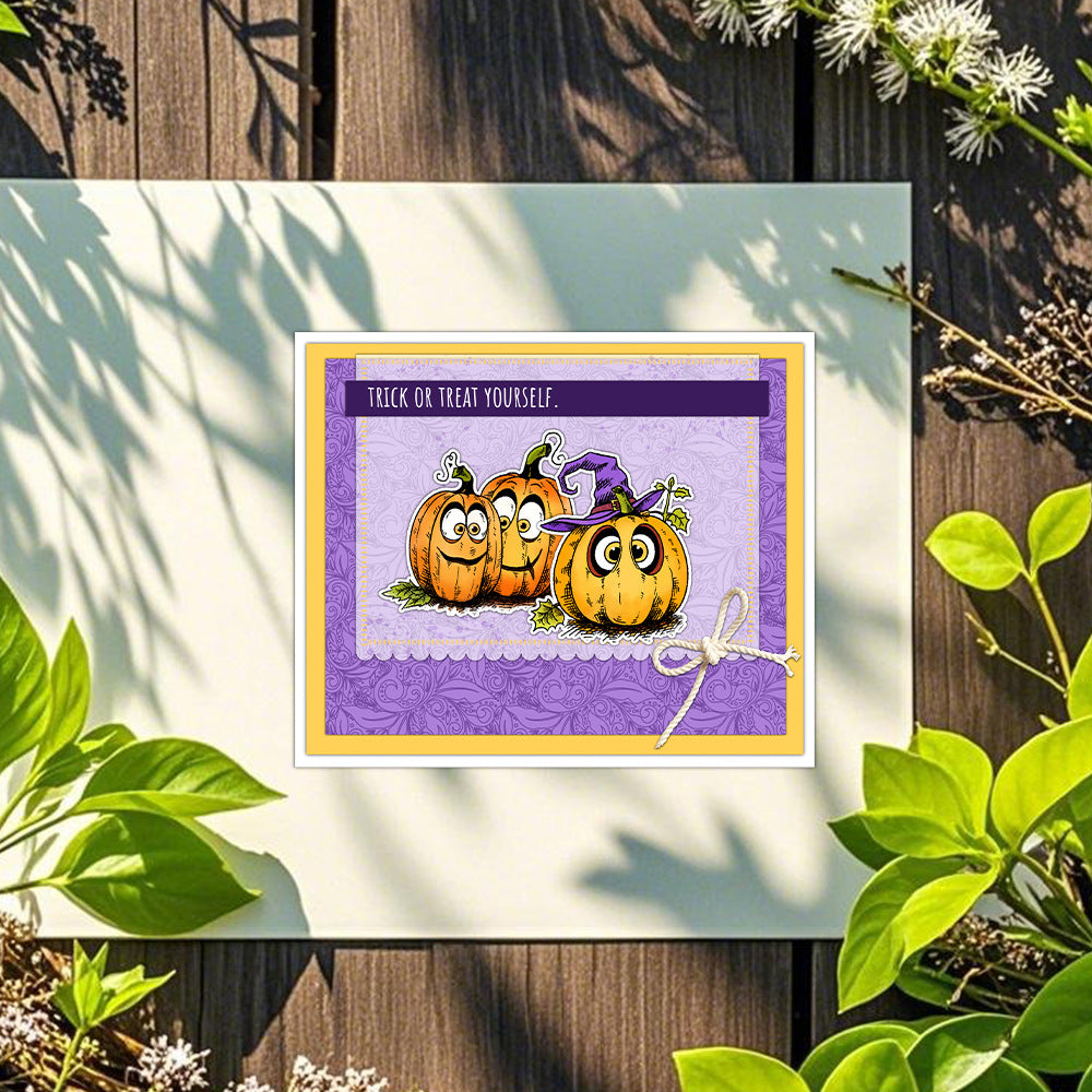 Halloween Pumpkin Dies & Stamps Set