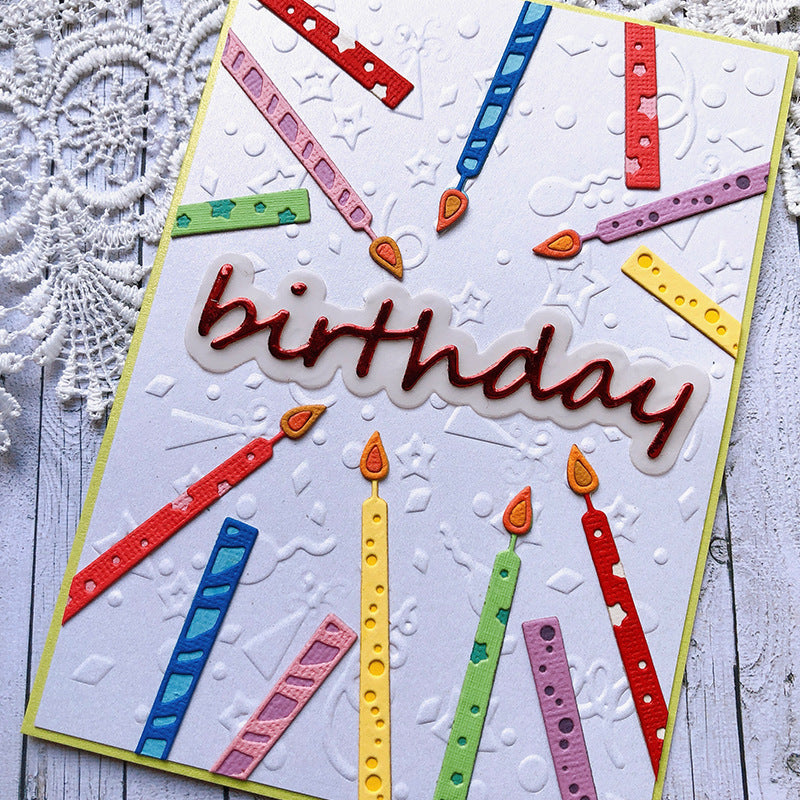 Birthday Candles Metal Cutting Dies