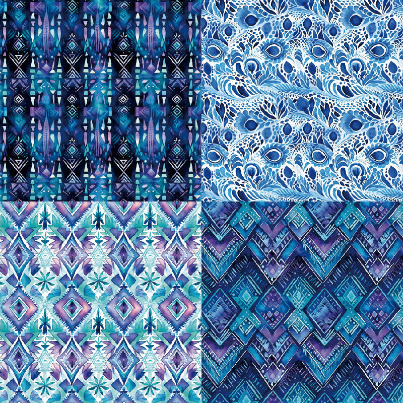 24PCS 6" Gypsy Scrapbook Paper & Cardstock