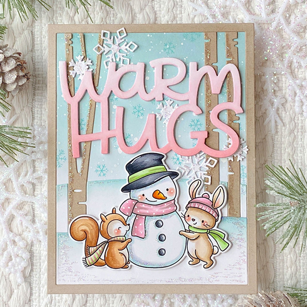 Winter Snowman Dies & Stamps Set