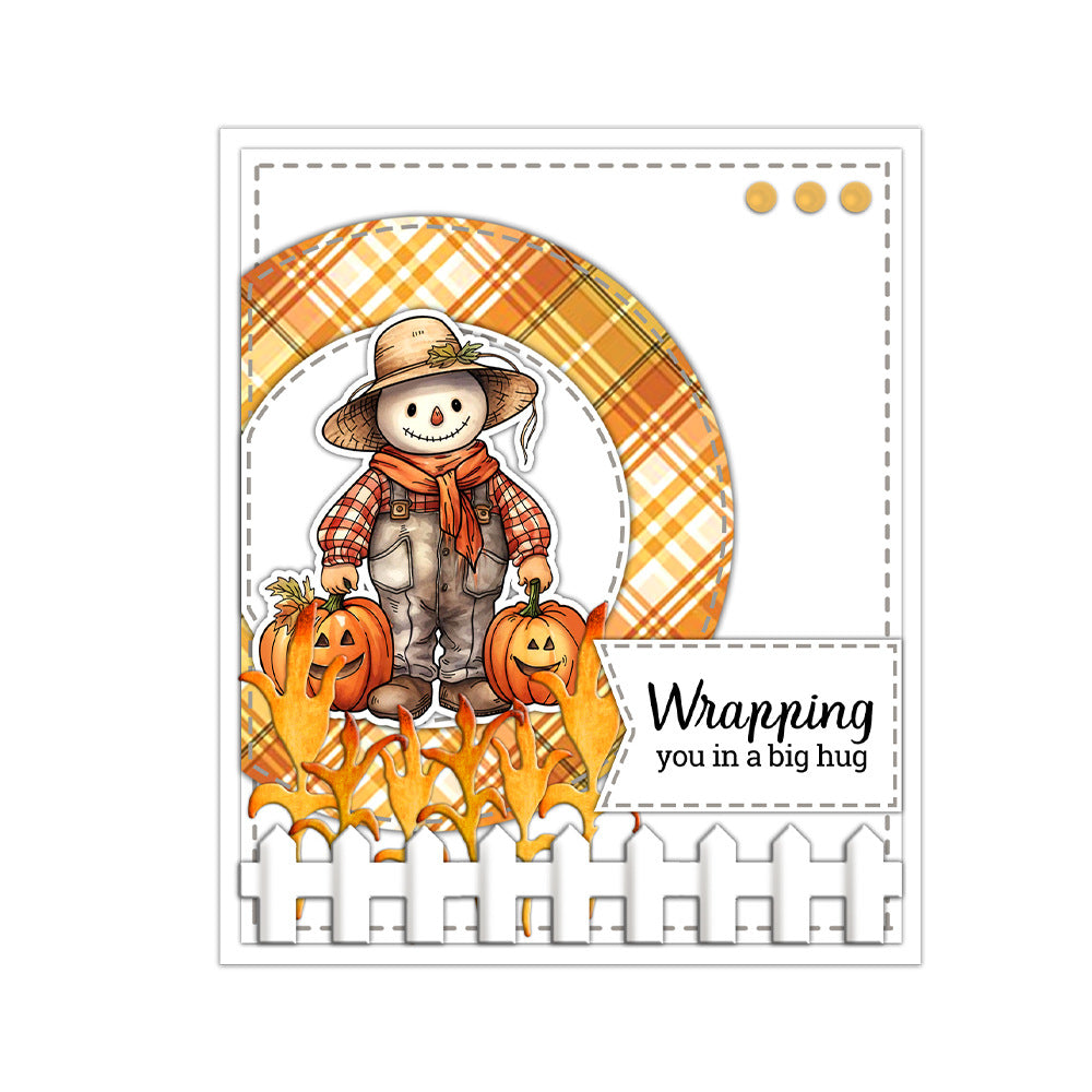 Halloween Pumpkin Dies & Stamps Set