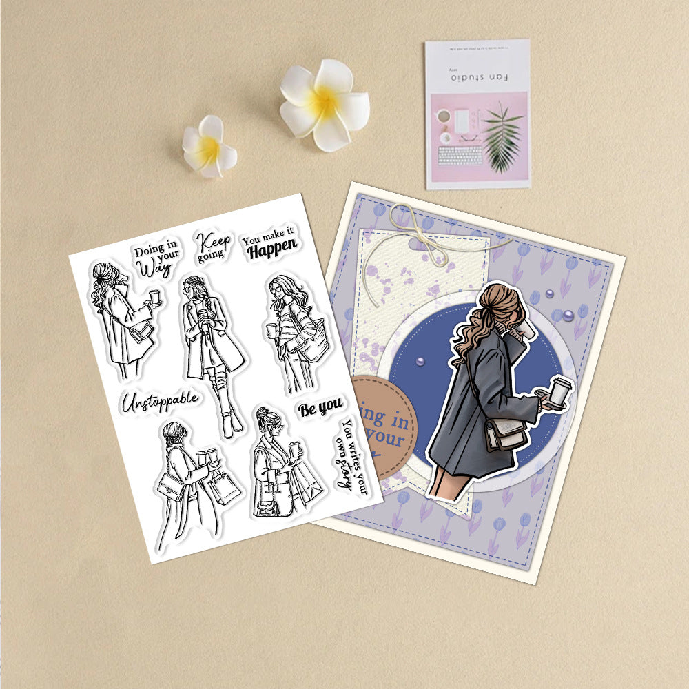 Independent Girls Dies & Stamps Set