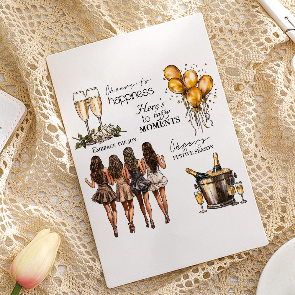 Party Girls Clear Stamps