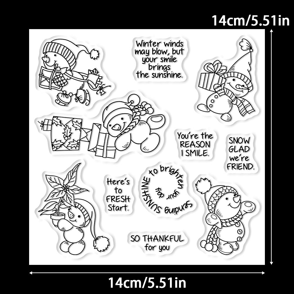 Happy Snowman Dies & Stamps Set