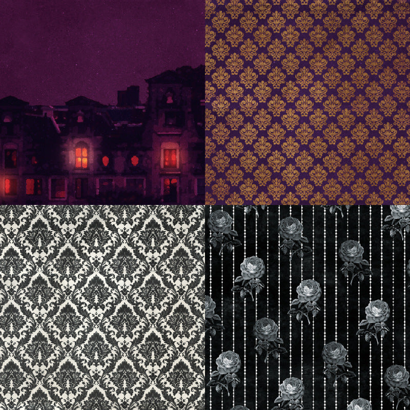 24PCS 6" Dark World Scrapbook Paper & Cardstock