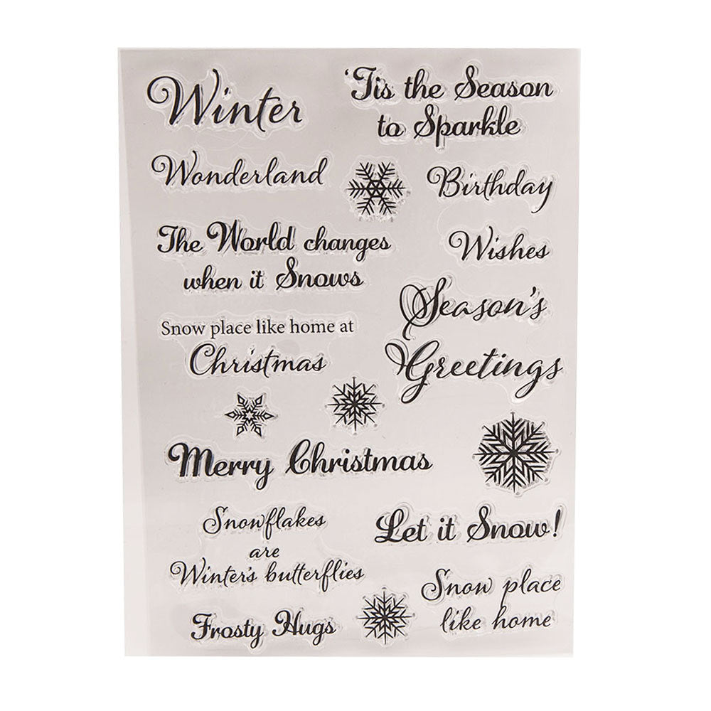 Christmas Wishes Clear Stamps