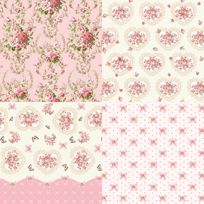 24PCS 6" Garden of Dreams Scrapbook Paper & Cardstock
