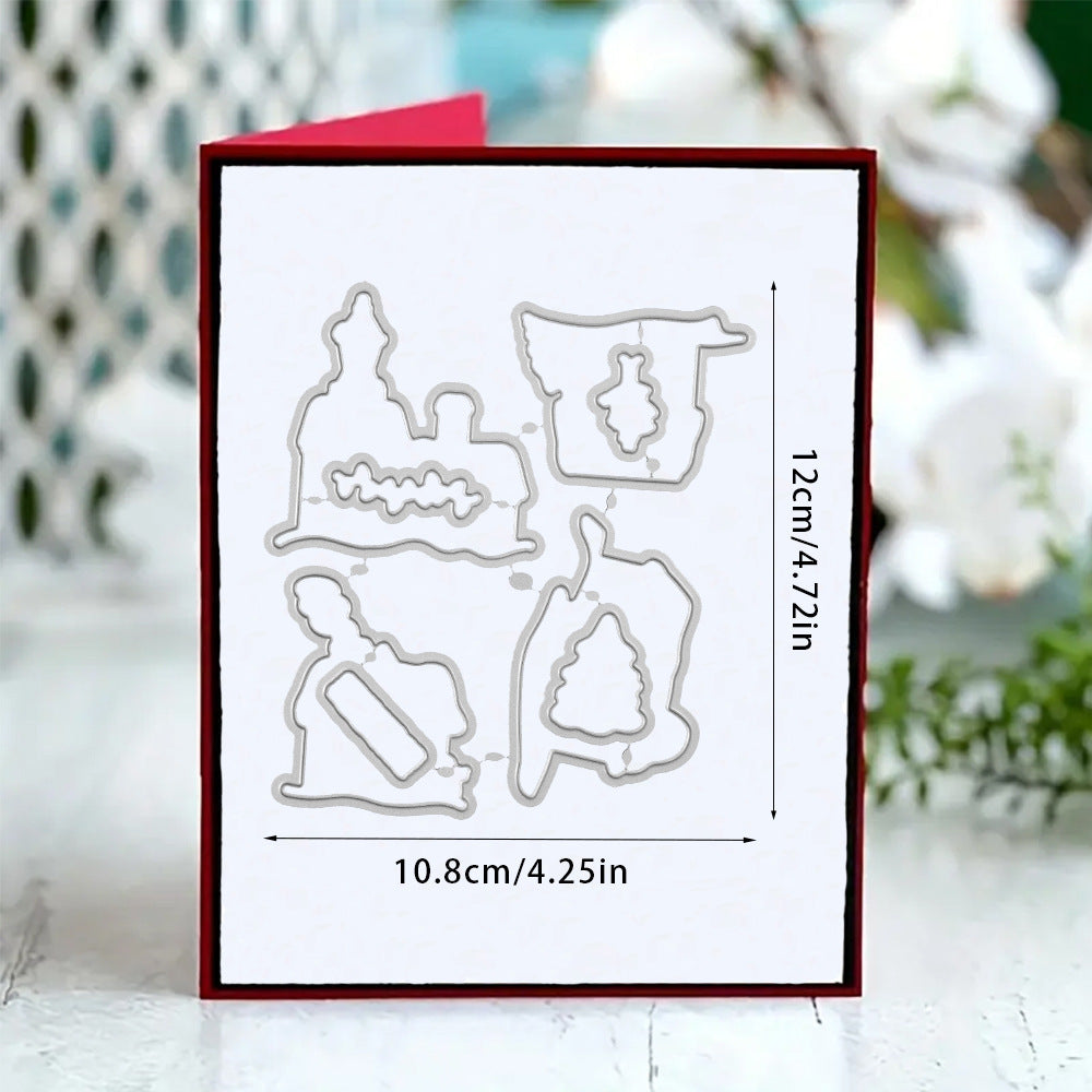 Snow House Dies & Stamps Set