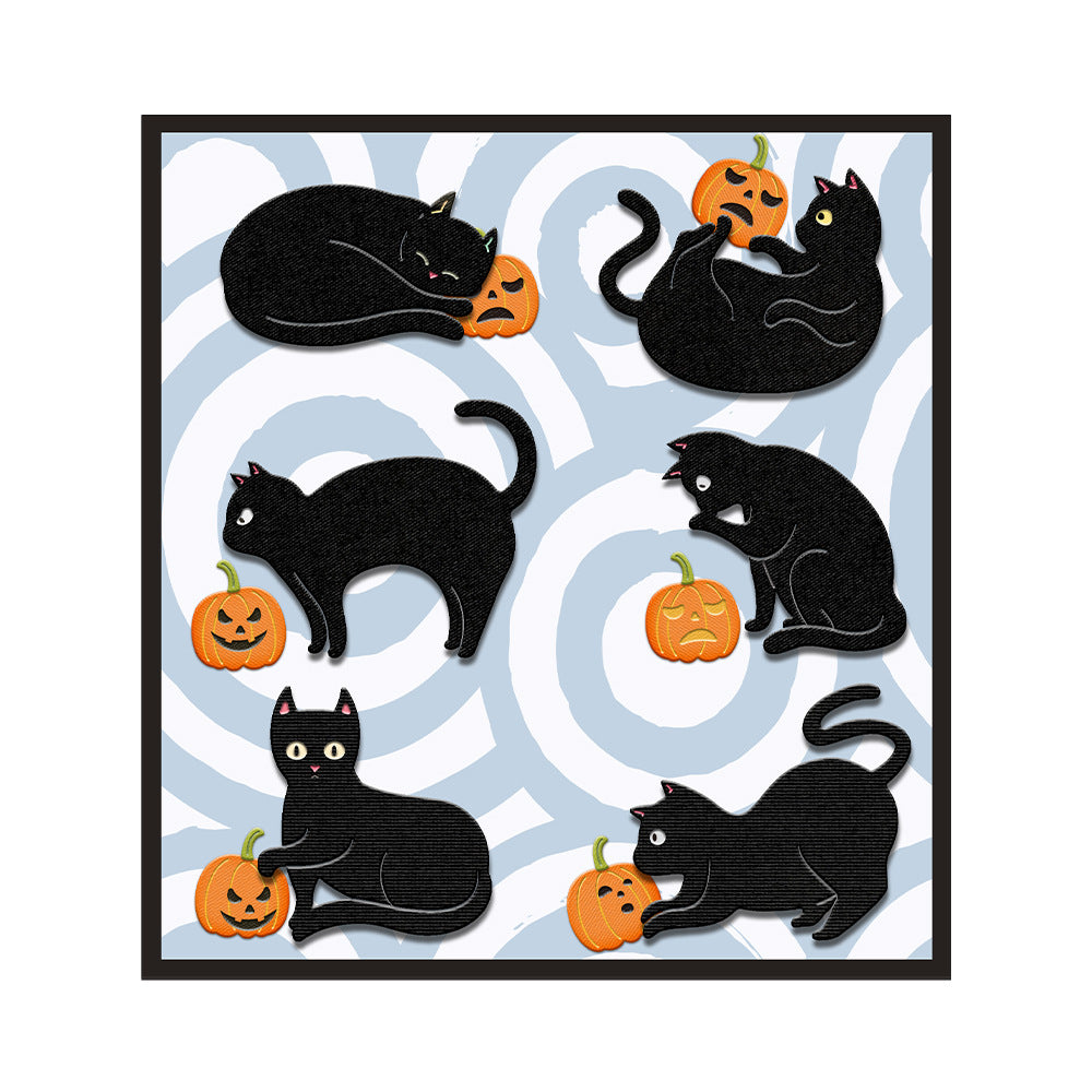 Halloween Kitten Metal Cutting Dies