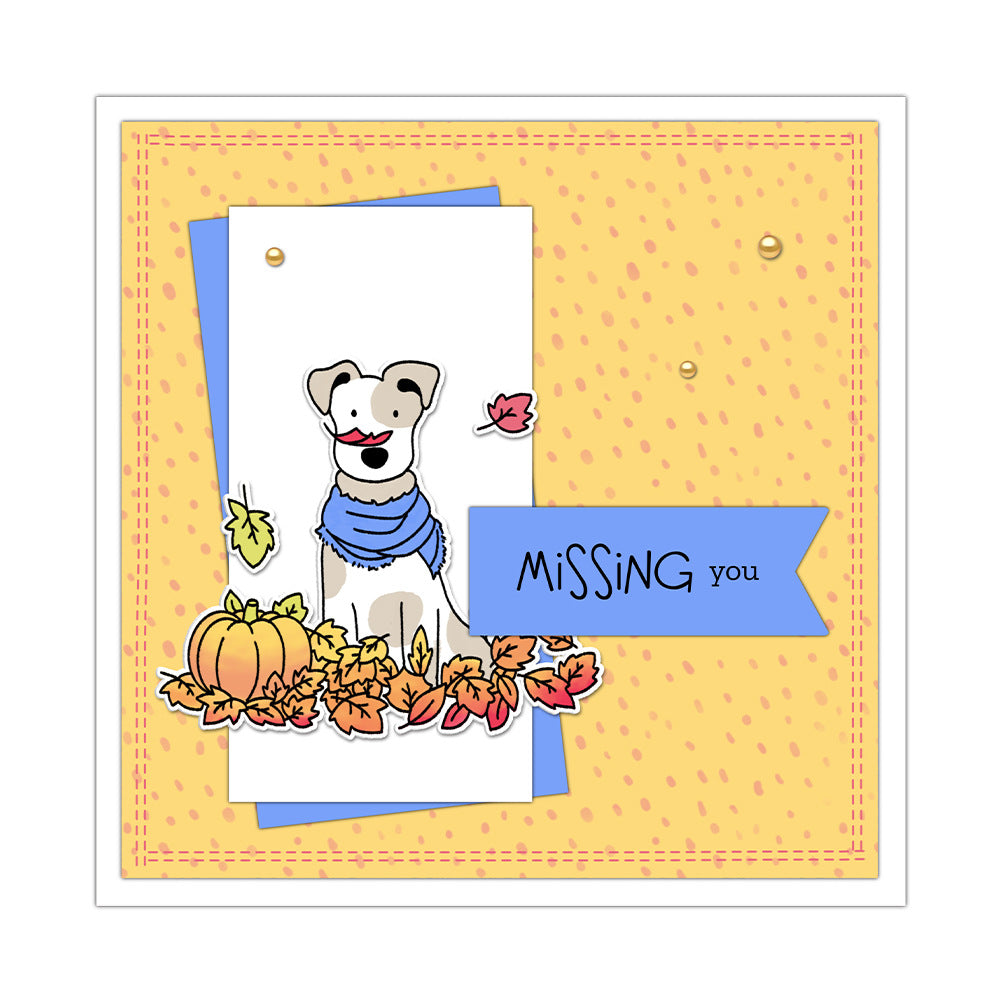 Maple Leaf Puppy Dies & Stamps Set