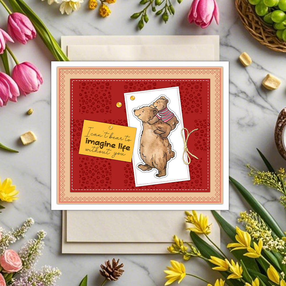 Little Bear and Son Dies & Stamps Set